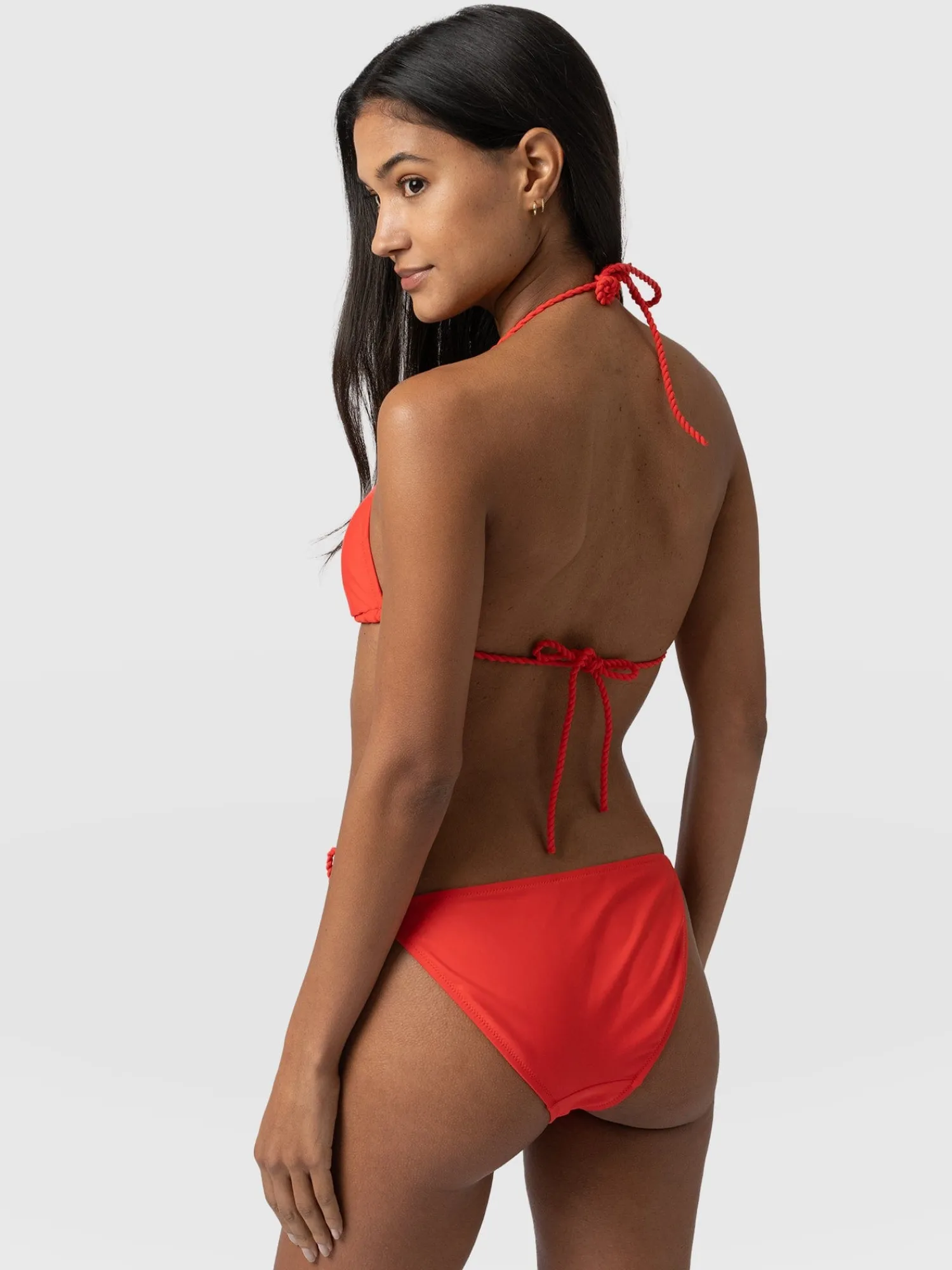 Fashion Saint and Sofia Alba Tie Side Bikini Bottom - Red