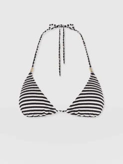 Online Saint and Sofia Alba Triangle Bikini Top - Stripe