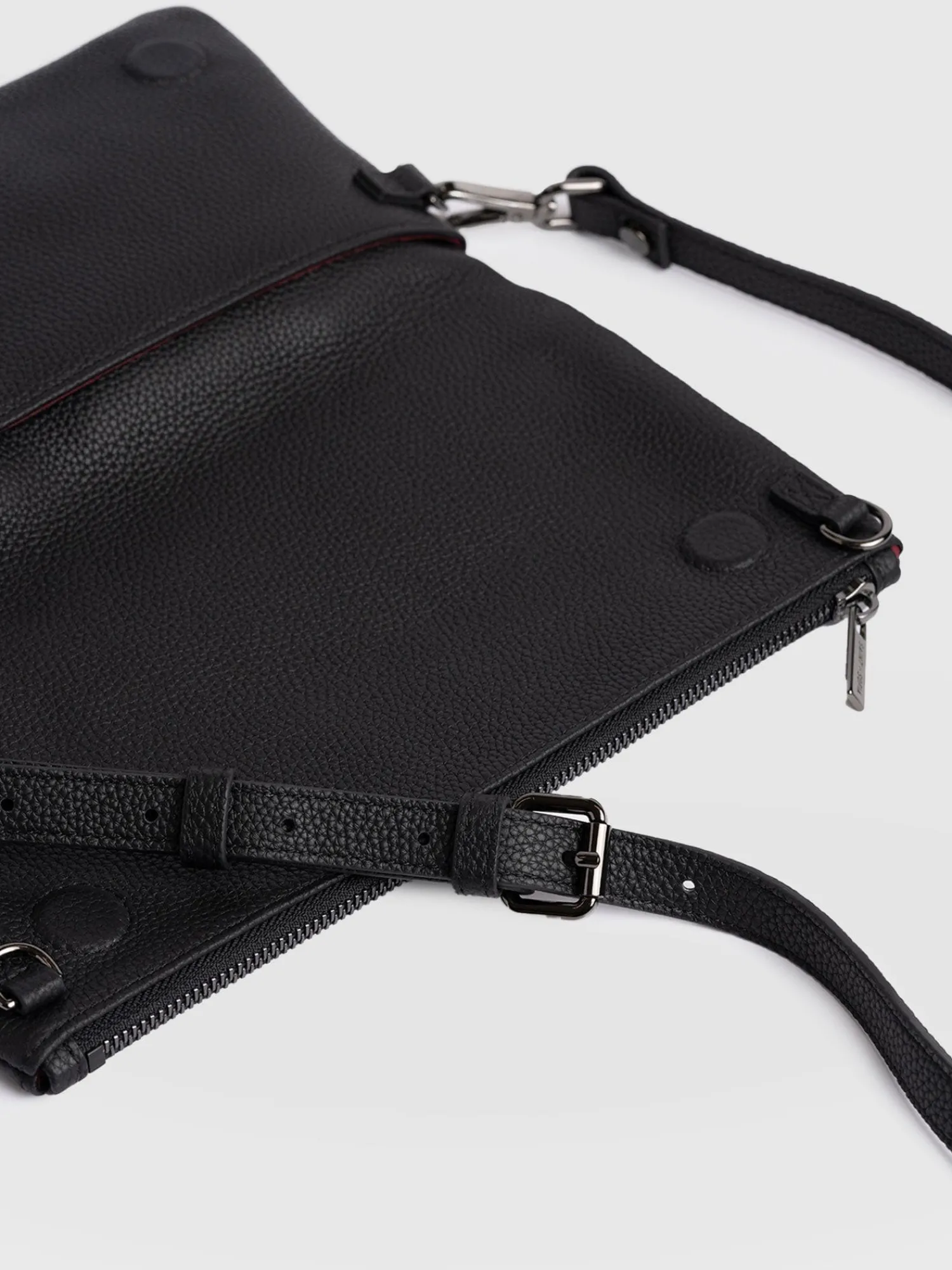 Clearance Saint and Sofia Alexis Studded Clutch - Black