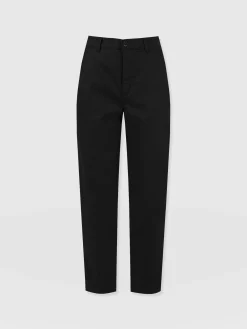 Discount Saint and Sofia Alma Barrel Leg Chino - Black