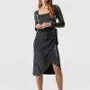 Online Saint and Sofia Amelia Wrap Dress - Silver
