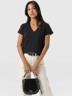 Hot Saint and Sofia Apartment Tee - Black