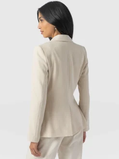 Fashion Saint and Sofia Argent Blazer - Cream