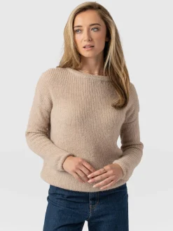 Clearance Saint and Sofia Ariella Cardigan - Beige