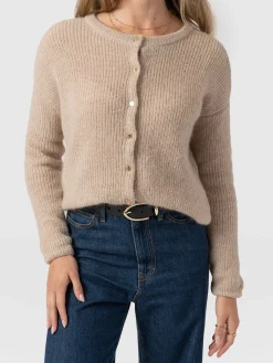 Clearance Saint and Sofia Ariella Cardigan - Beige