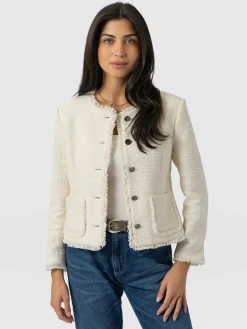 New Saint and Sofia Ashby Jacket - Cream