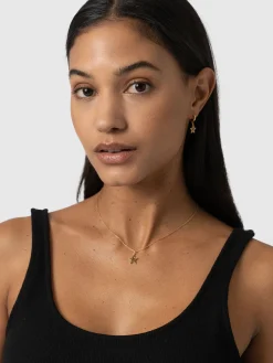 Hot Saint and Sofia Astral Star Necklace - Gold/Black