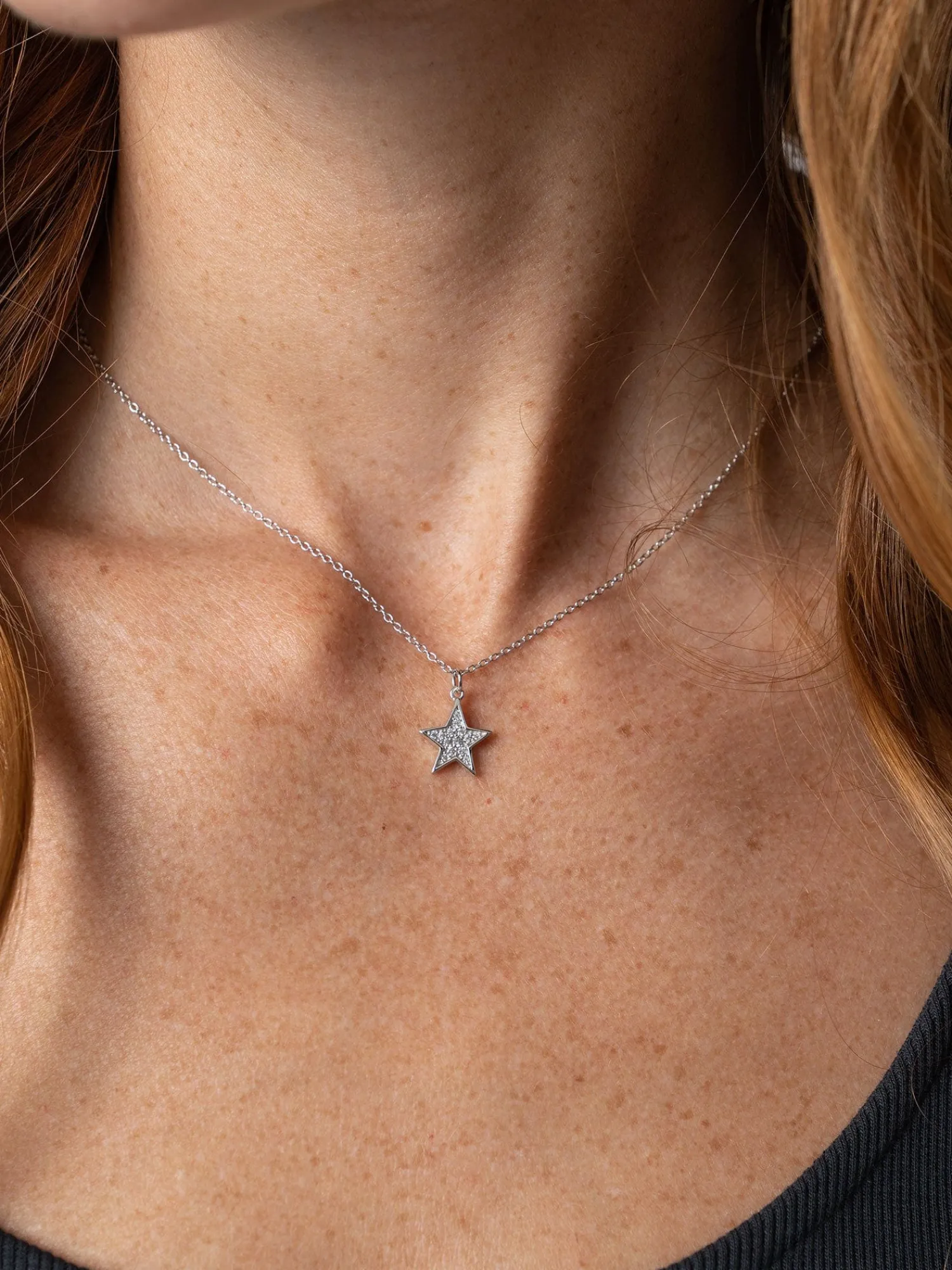 Fashion Saint and Sofia Astral Star Necklace - Silver