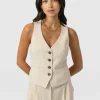 Fashion Saint and Sofia Astrid Waistcoat - Cream