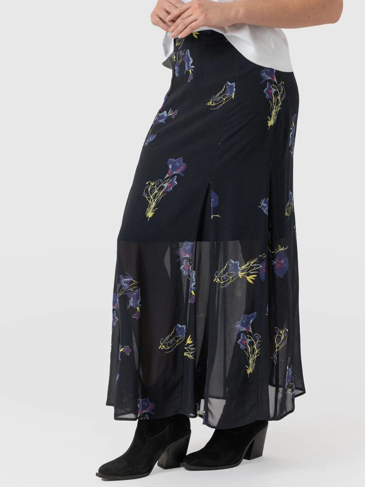 Discount Saint and Sofia Audrey Skirt - Blue Lily Gardens