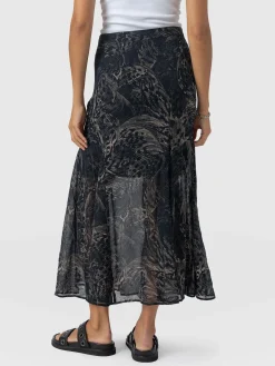 Discount Saint and Sofia Audrey Skirt - Spot Feather