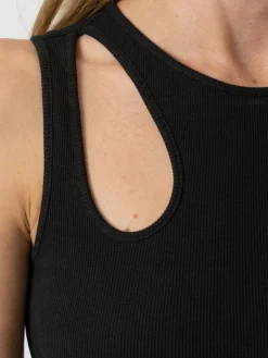 Discount Saint and Sofia Axel Cut Out Dress - Black