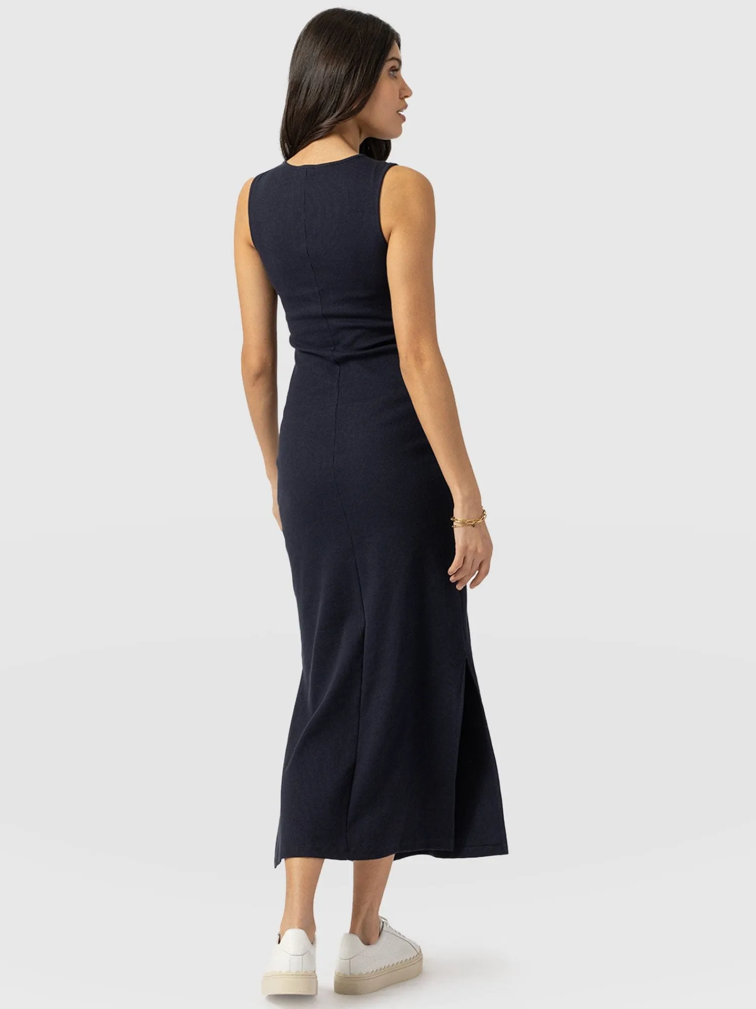 Outlet Saint and Sofia Axel Cut Out Dress - Navy