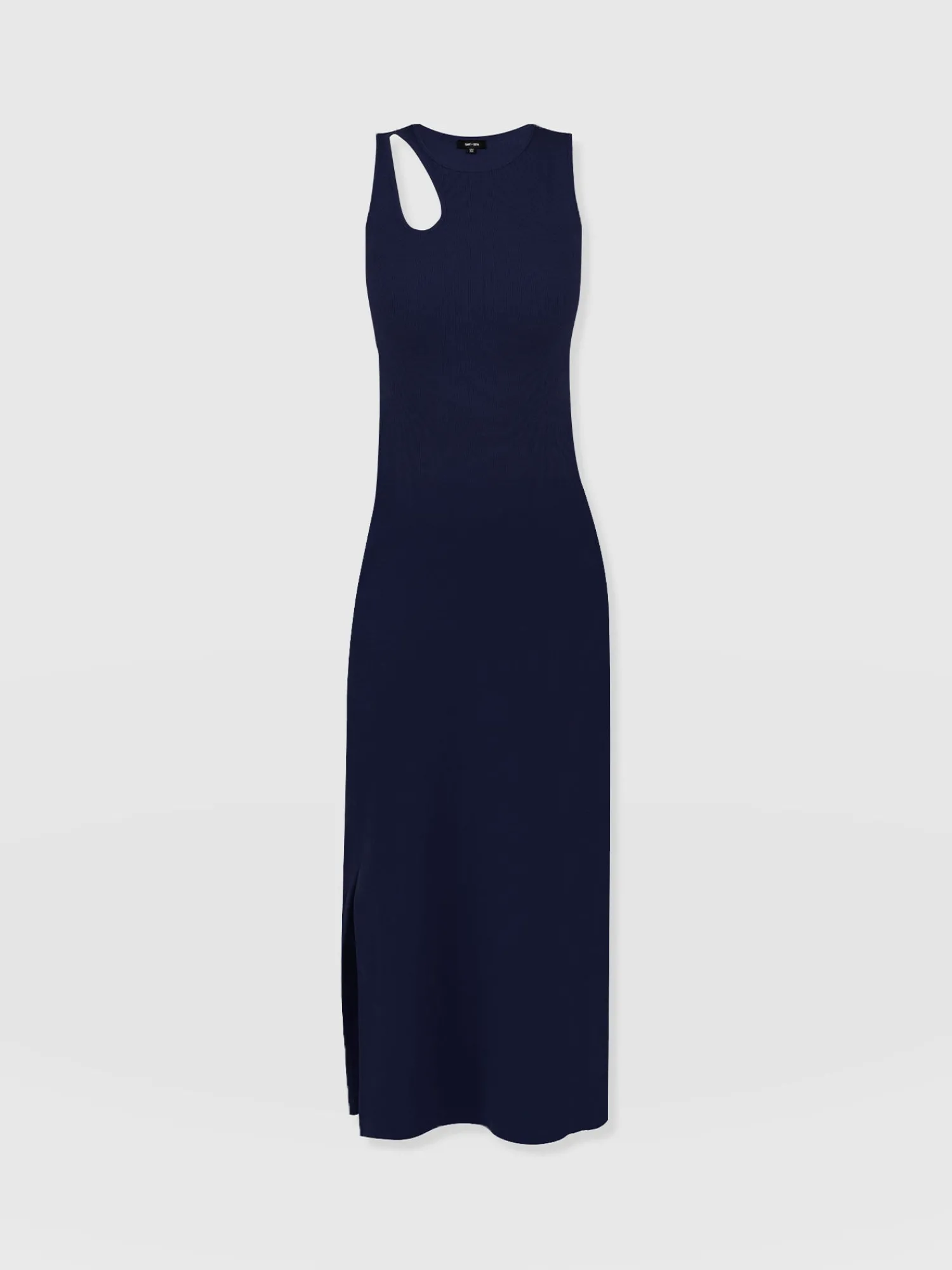 Outlet Saint and Sofia Axel Cut Out Dress - Navy
