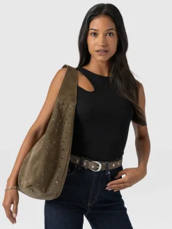 New Saint and Sofia Axel Cut Out Vest - Black