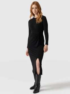 Best Saint and Sofia Bailey Knot Dress - Black