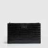 Clearance Saint and Sofia Beauty Pouch - Black Croc