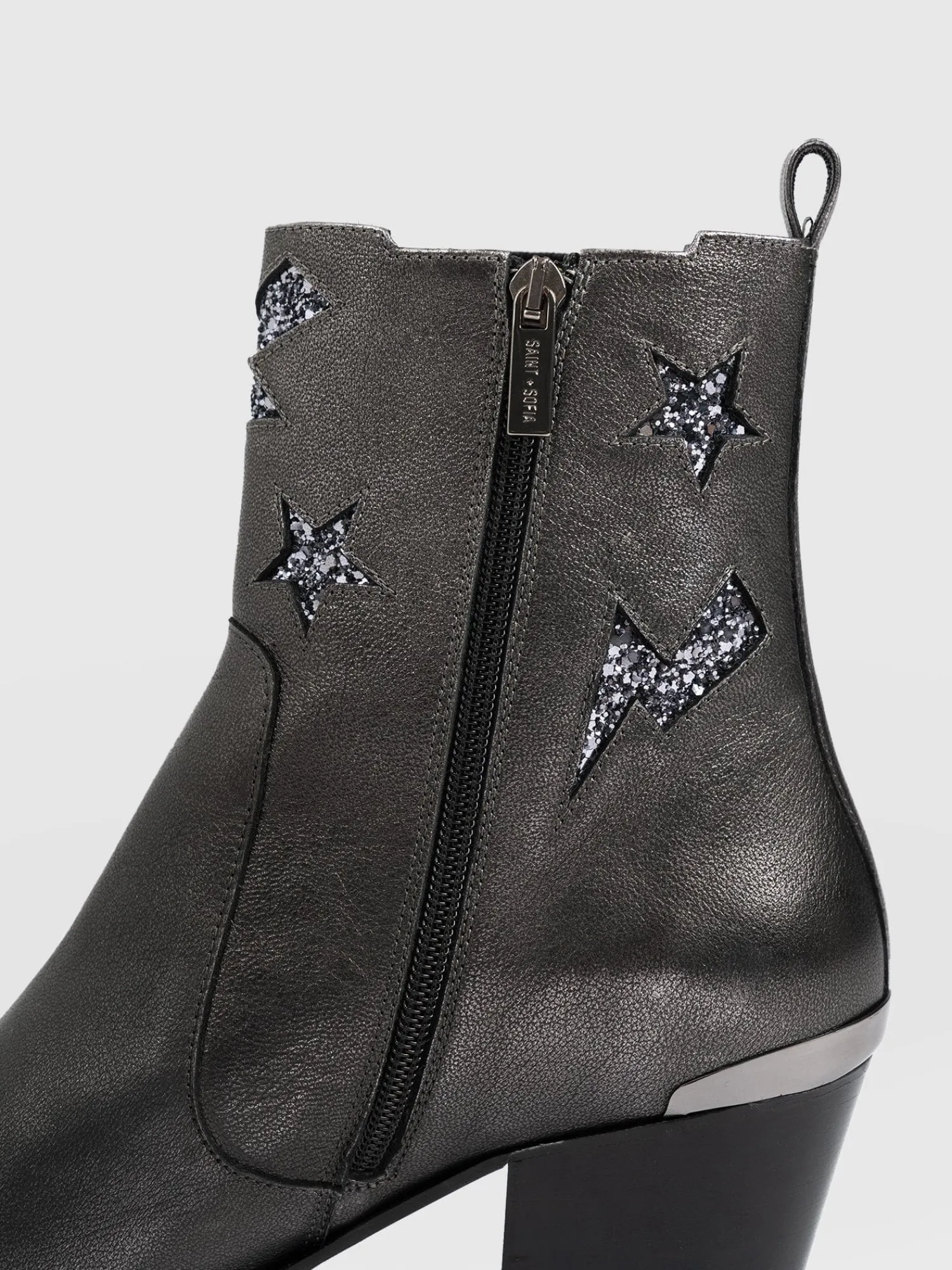 Online Saint and Sofia Billie Rock Boot - Gunmetal
