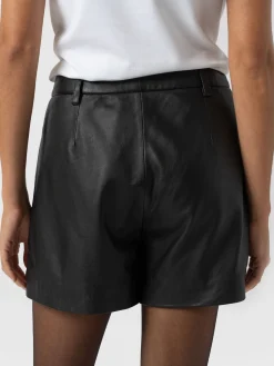 New Saint and Sofia Bonham Leather Short - Black