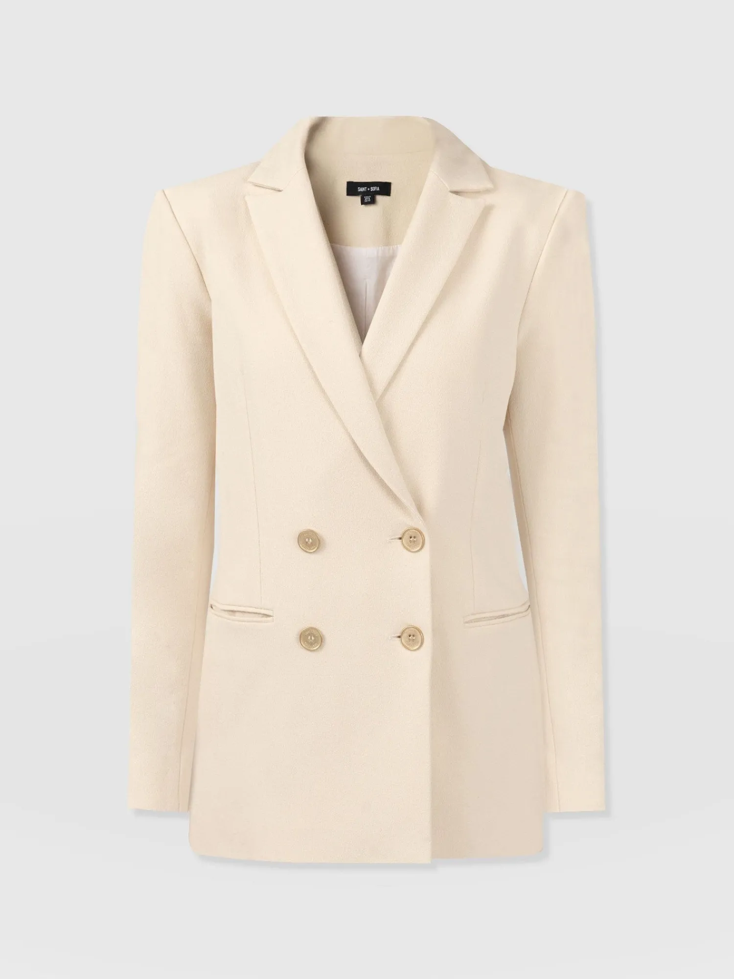 Online Saint and Sofia Cambridge Blazer Crepe - Beige