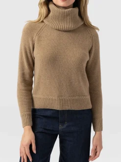 Discount Saint and Sofia Cambridge Cashmere Jumper - Beige