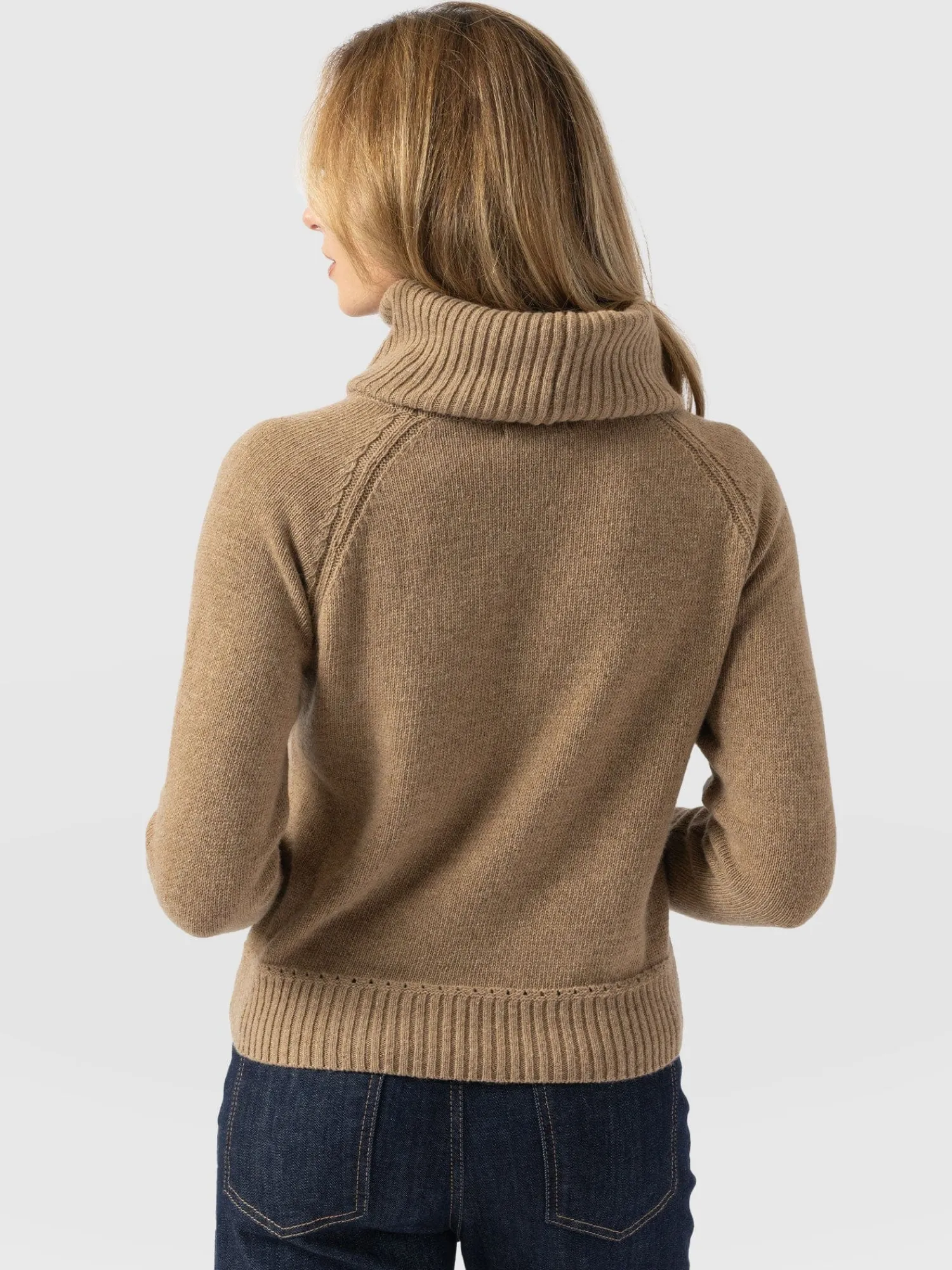 Discount Saint and Sofia Cambridge Cashmere Jumper - Beige