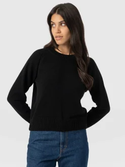 Sale Saint and Sofia Cambridge Cashmere Sweater - Black