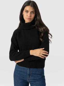 Sale Saint and Sofia Cambridge Cashmere Sweater - Black