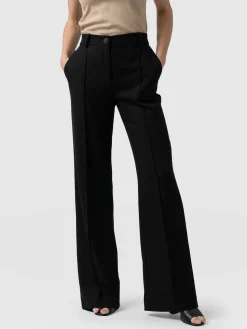 Best Saint and Sofia Cambridge Tailored Wide Leg Pant - Black