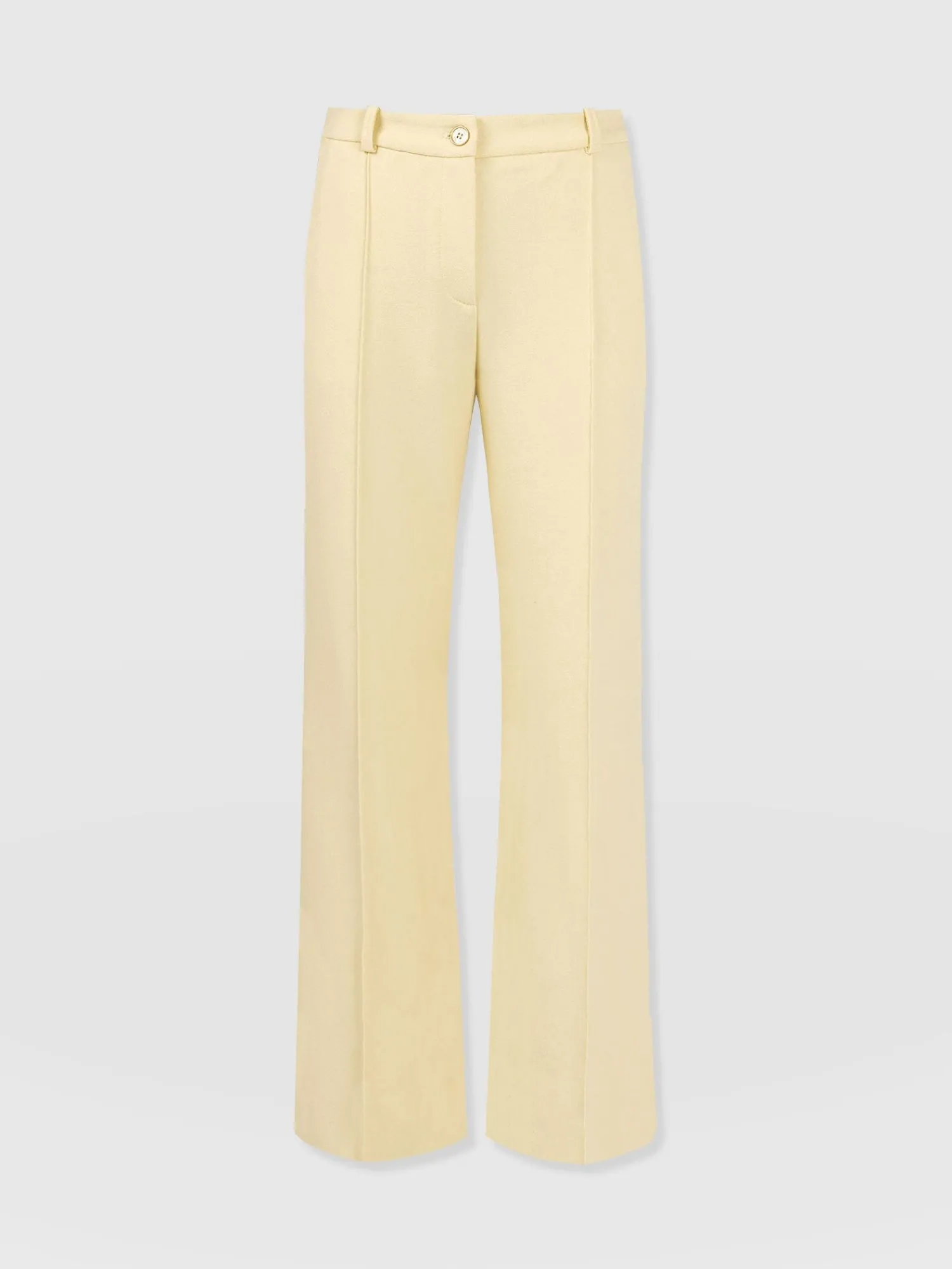 Online Saint and Sofia Cambridge Tailored Wide Leg Pant - Yellow