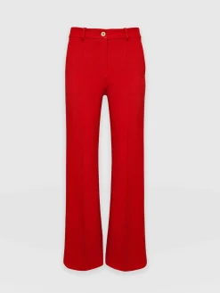 Best Saint and Sofia Cambridge Tailored Wide Leg Pant - Red