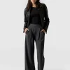 New Saint and Sofia Camden Wide Leg Pant - Charcoal