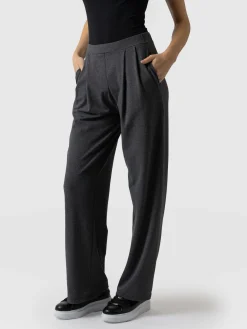 New Saint and Sofia Camden Wide Leg Pant - Charcoal
