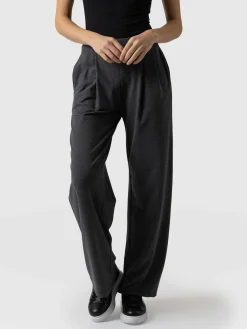 New Saint and Sofia Camden Wide Leg Pant - Charcoal
