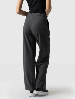 New Saint and Sofia Camden Wide Leg Pant - Charcoal