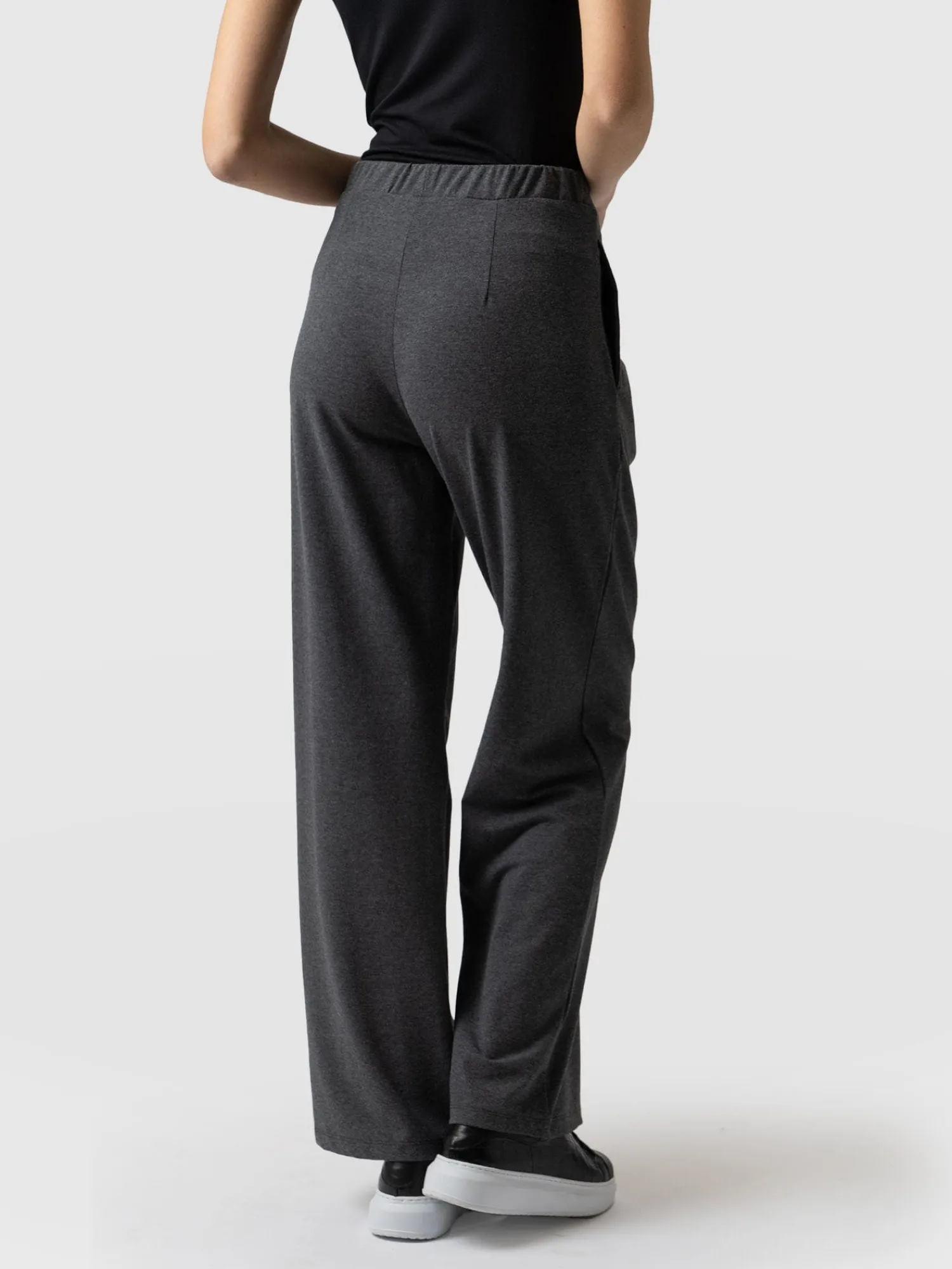 New Saint and Sofia Camden Wide Leg Pant - Charcoal