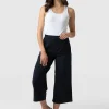 Outlet Saint and Sofia Cara Wide Leg Culotte - Navy