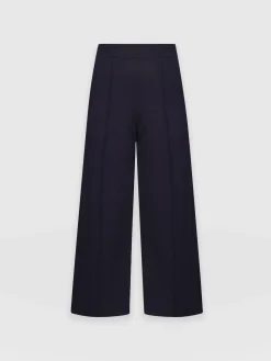 Outlet Saint and Sofia Cara Wide Leg Culotte - Navy