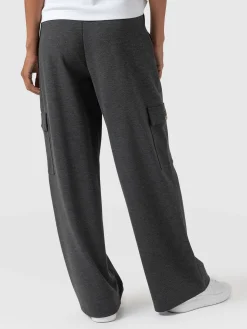 Online Saint and Sofia Cargo Chelsea Wide Leg Pant - Charcoal