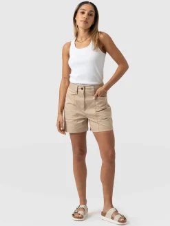 Hot Saint and Sofia Cargo Short - Beige