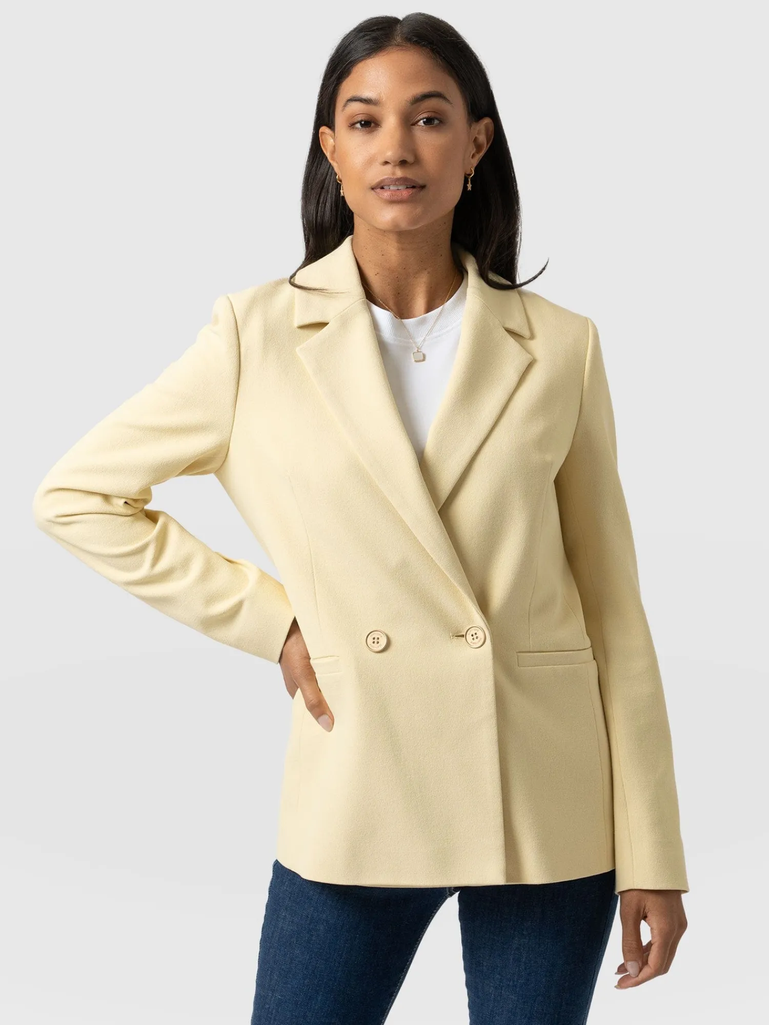 Hot Saint and Sofia Carmen Blazer - Yellow