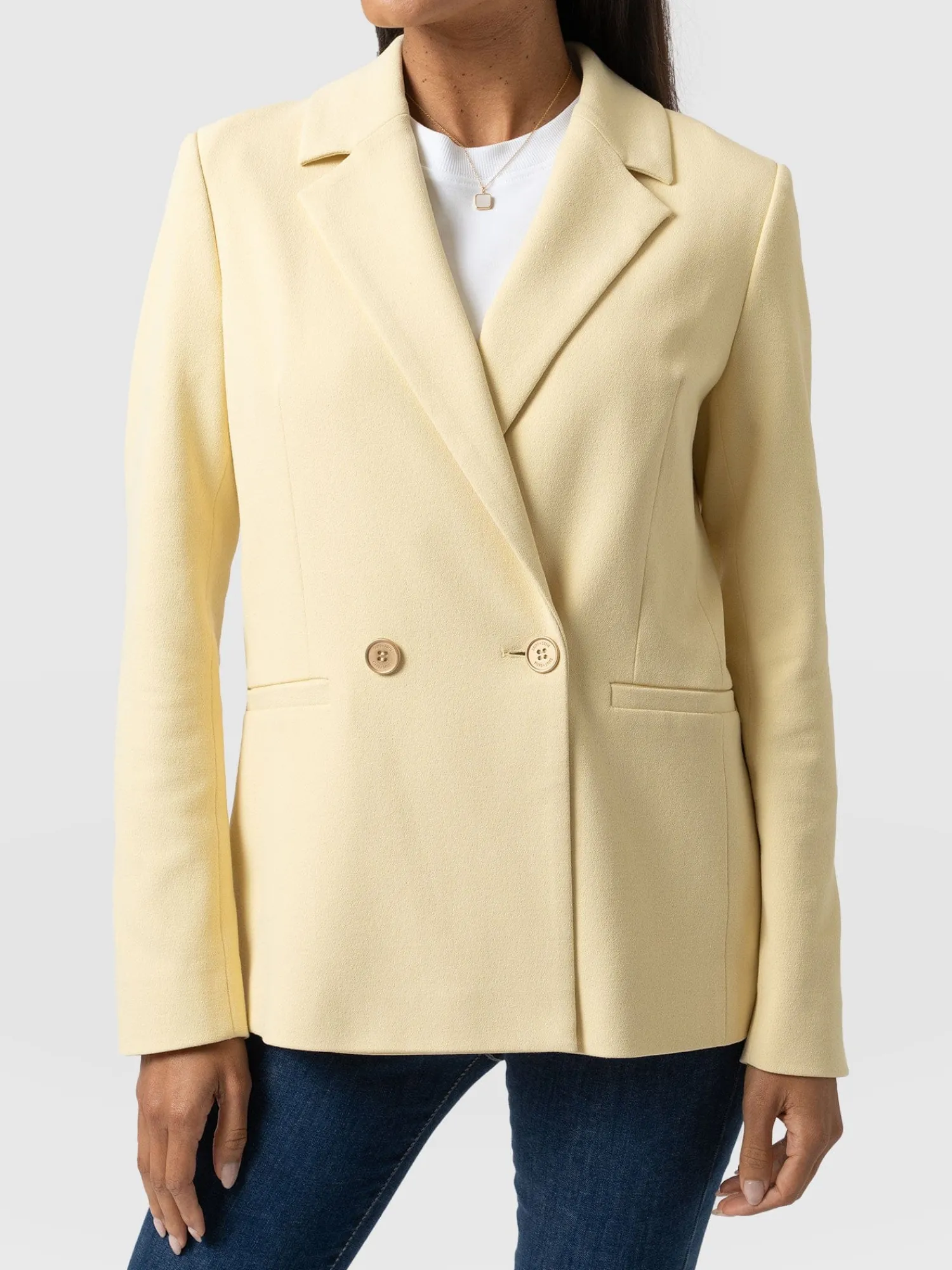Hot Saint and Sofia Carmen Blazer - Yellow