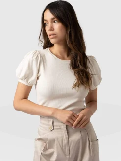 Online Saint and Sofia Cavendish Tee - Cream