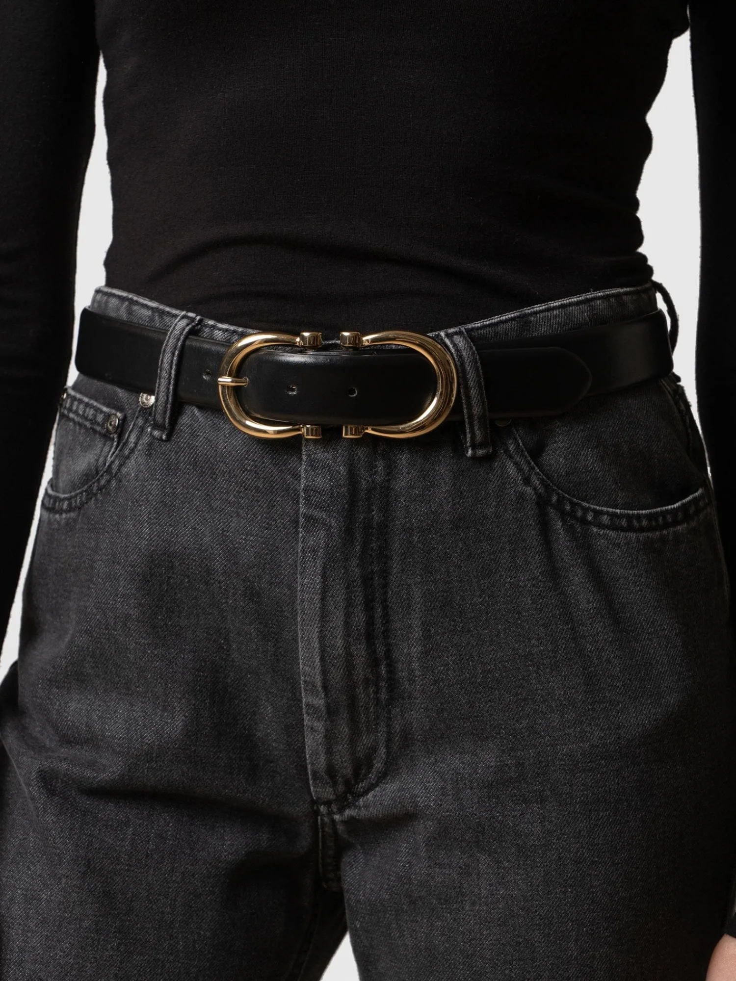 Fashion Saint and Sofia Chelsea Belt - Black