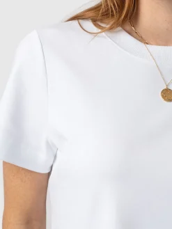 New Saint and Sofia Chelsea Crew Neck Tee - White