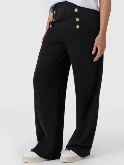 Online Saint and Sofia Chelsea Pant - Black Jersey