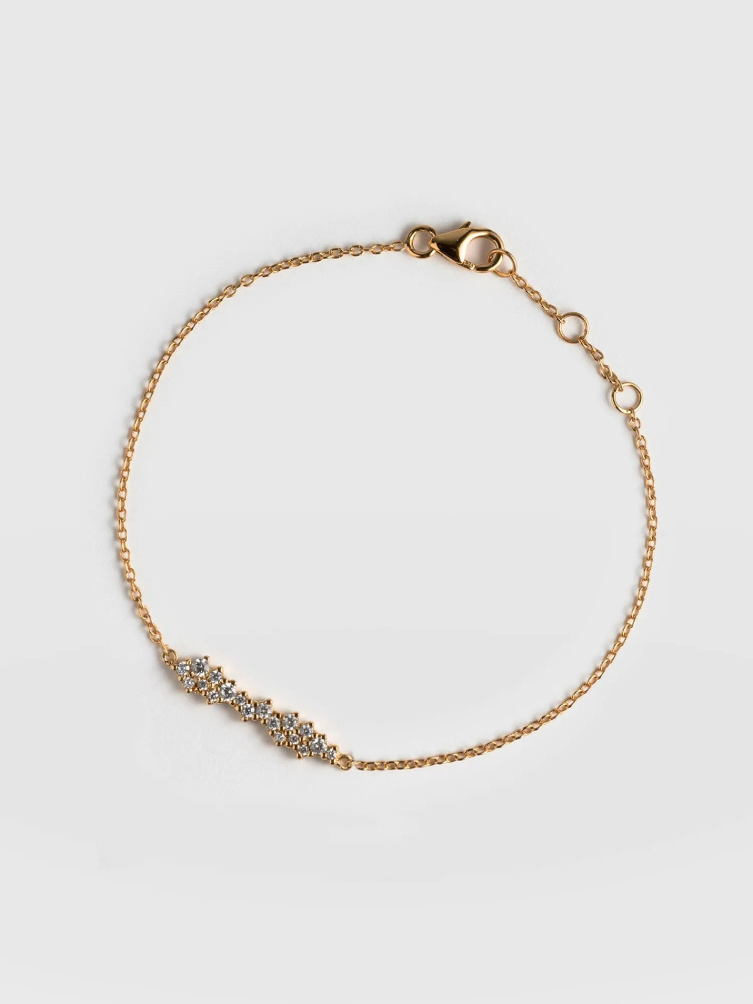 Sale Saint and Sofia Constellation Cluster Bar Bracelet - Gold