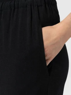 Outlet Saint and Sofia Corinne Linen Pant - Black