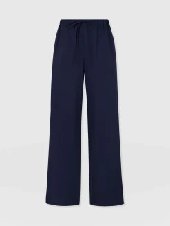 Hot Saint and Sofia Corinne Linen Pant - Navy