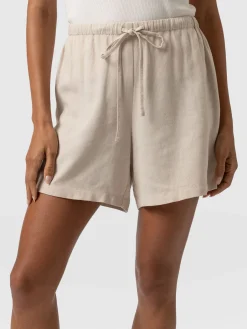 Hot Saint and Sofia Corinne Linen Short - Oatmeal